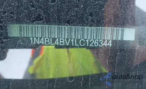 2020 Nissan Altima S Fwd z USA, uszkodzony, nr VIN 1N4BL4BV1LC126344